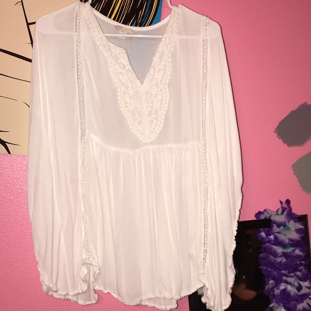 white casual shirt